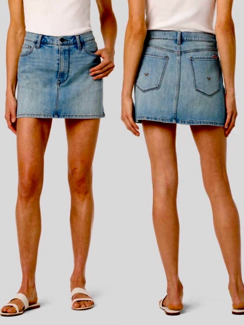 NWT New Hudson Denim Mini Skirt In Fame Size 30
